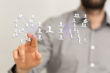 team hierarchy connection group digital