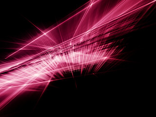 Abstract red and black background. Fractal graphics 3d illustration. Technology and science concept.