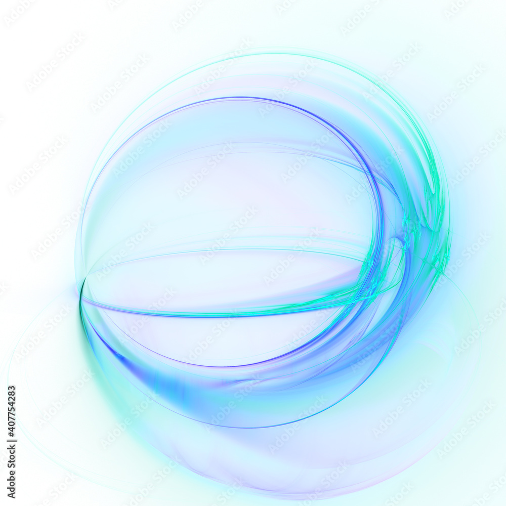Poster abstract digital technology background. dynamic lines composition. detailed generative fractal graph