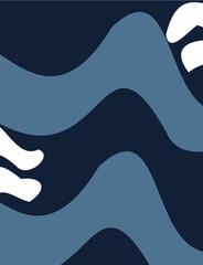 Obraz premium White Abstract Paper Cut Backgorund Vector Shadow Grey and dark blue. Vector illustration