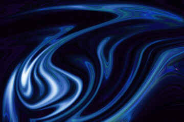 Blue liquid marble vector background