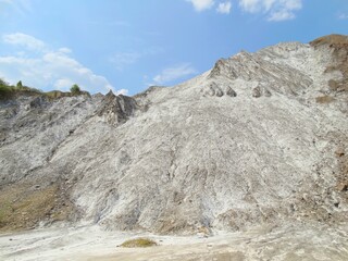 salt mountains in Romania, Lopatari, Salt plateau Meledic