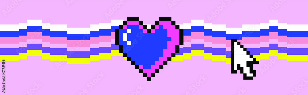 Poster the heart shape symbol. metaphorical or symbolic ideograph of love and affection.