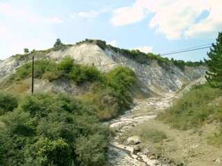 salt mountains in Romania, Lopatari, Salt plateau Meledic