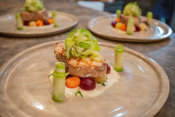 salad with tuna and vegetables