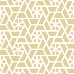 Geometric seamless vector pattern including traditional korean or chinese motive with typical lines and elements