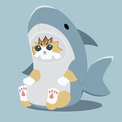 shark cat sadness