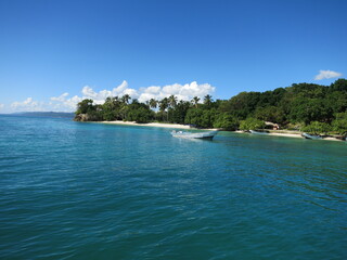 Sea, Caribbean, Blue, Clouds, Boats.