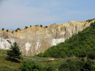 salt mountains in Romania, Lopatari, Salt plateau Meledic