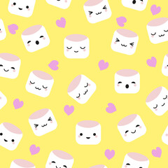 A seamless pattern with cute nice elements for children' textile, fabric, clothing, wallpaper, wrapping paper