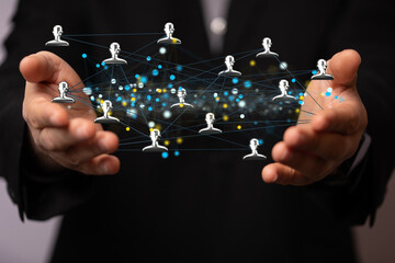 team hierarchy connection group digital