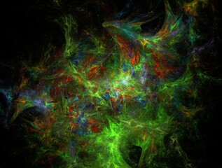 Imaginatory fractal background Image