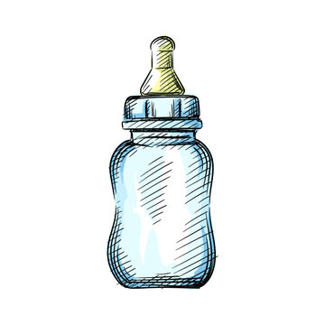 Baby Bottle Sketch PNG Transparent And Clipart Image For Free Download   Lovepik  401738306