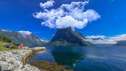 Die Insel Trandal in Norwegen