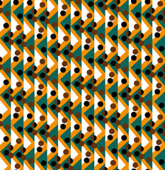 Seamless geometric pattern, minimalistic artwork with simple shape and figure.