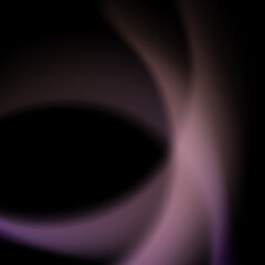 Fluid art illustration with smoke elements in colors on black background 