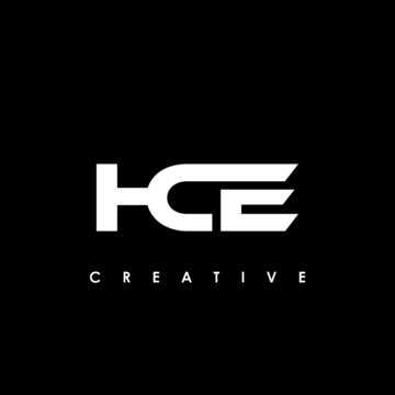 HCE Letter Initial Logo Design Template Vector Illustration