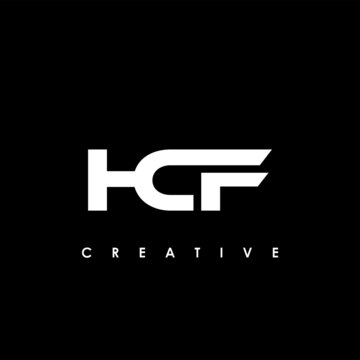 HCF Letter Initial Logo Design Template Vector Illustration