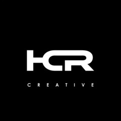 HCR Letter Initial Logo Design Template Vector Illustration