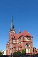 Fototapeta na wymiar Jelgava Roman Catholic Cathedral of the Virgin Mary, Latvia