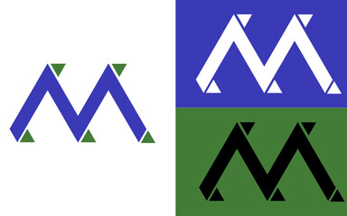 Logo Illustration Vector Graphic Of Letter M, Fit For Logo Company If Use Initial Letter M