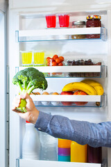 Healthy food - Diet - Fridge