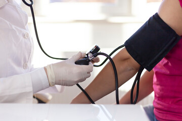 Control and measurement of high blood pressure
