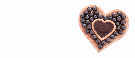 Euterpe oleracea Amazon berry with antioxidant properties