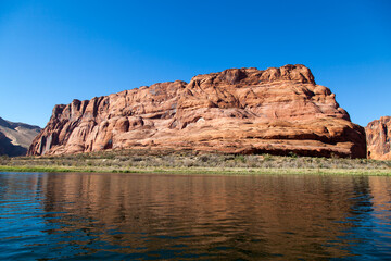 Fototapeta na wymiar Raft Tour in Glen Canyon