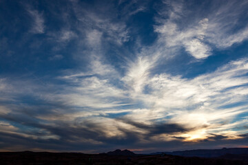Fototapeta na wymiar Sunset Sky in Arizona
