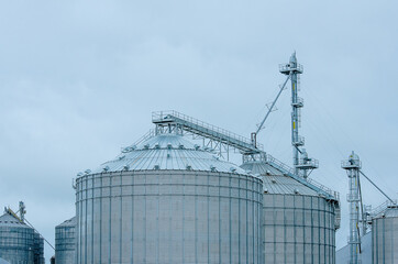 grain silos in the sky