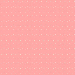 Seamless pattern of small triangles floating on a pink background
