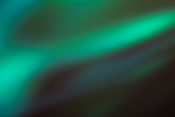 Abstract blue, turquoise and green blurred light background for mockups. Trendy creative gradient.