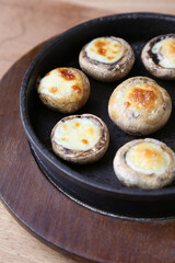 Cheese stuffed mushrooms