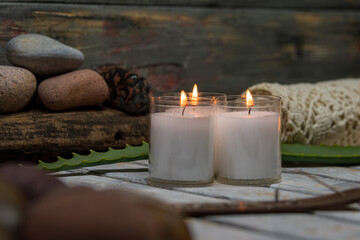 beautiful scented candles for relaxation and meditation