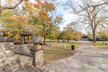 Obraz premium Atlanta Piedmont Park During Fall