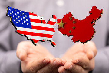 usa and china trade partner maps