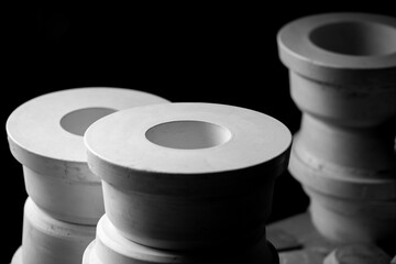 Blanks and molds in a ceramic factory