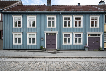 old town Bakklandet in Trondheim