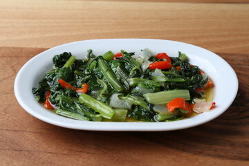Traditional Turkish appetizer spinach