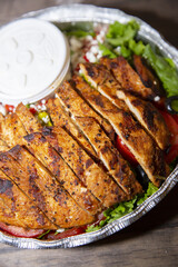 Roasted Chicken Breast and Salad