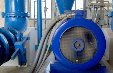 Electric motor factory equipment.