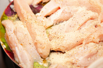 Seasoned Raw Chicken