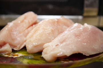 Raw Chicken Breasts