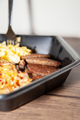 Sausage and Egg Breakfast