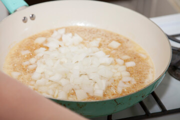 Mixing Onion and Garlic
