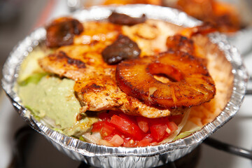 Pineapple Chicken and Shrimp