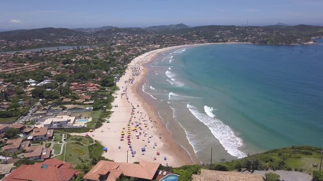 Canto direito de Gerib&aacute;, B&uacute;zios, Rio de Janeiro, Brasil.