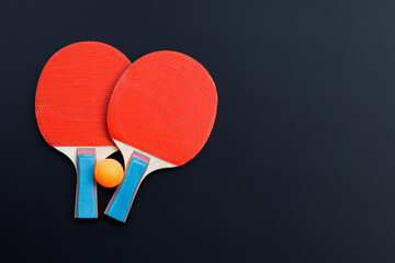 Table tennis equipment racket and ball