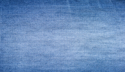 Close up of blue jeans texture  background.